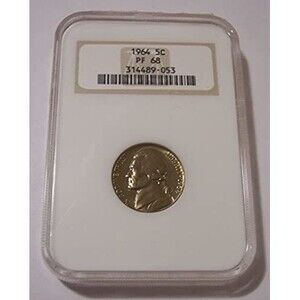 1964 Jefferson Nickel Proof PF68 NGC OH